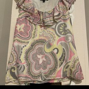 Liquid layered cotton top